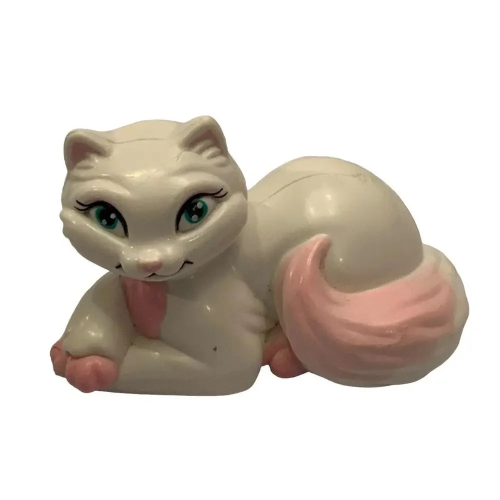 Mattel Barbie Princess & The Pauper Anneliese Kitty Cat SERAFINA Figure Laying